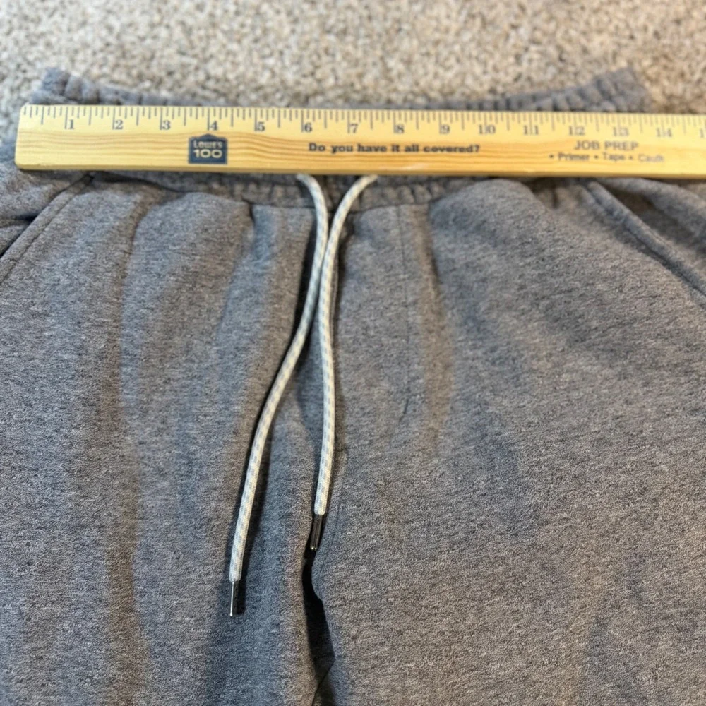 Vuori Ponto Performance Sweatpants Mens Small Heather Grey Joggers Drawstring